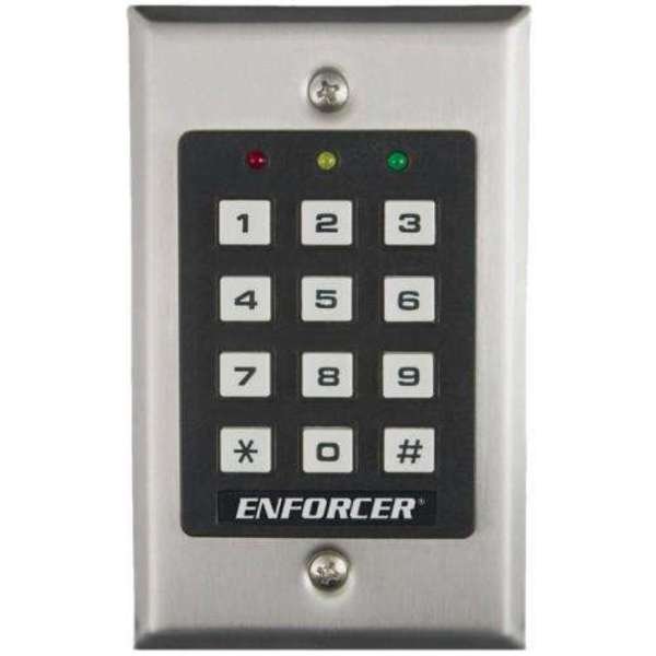Indoor Stand-Alone Keypad with 1000 users and one 1A relay output. Includes quick code, w, Seco-Larm, Mfr#: SLM-SK-1011-SDQ